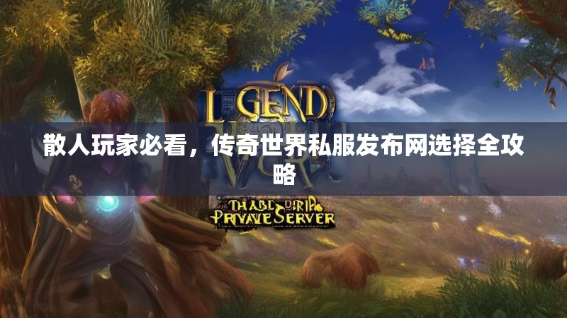 散人玩家必看，传奇世界私服发布网选择全攻略