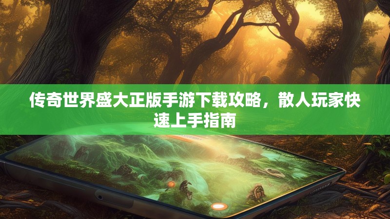 传奇世界盛大正版手游下载攻略,散人玩家快速上手指南