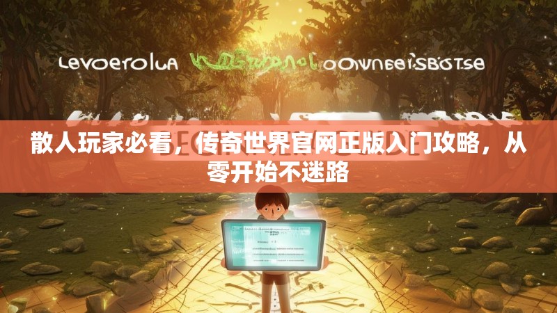 散人玩家必看,传奇世界官网正版入门攻略,从零开始不迷路