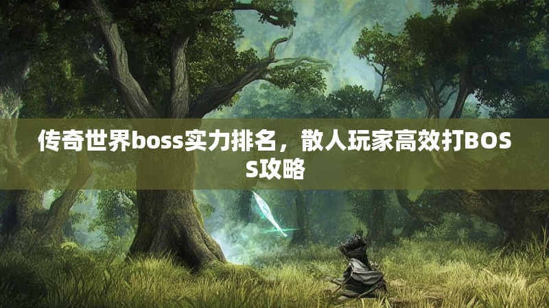 传奇世界boss实力排名,散人玩家高效打BOSS攻略