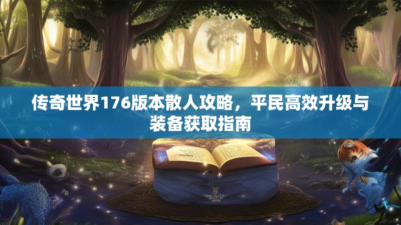 传奇世界176版本散人攻略,平民高效升级与装备获取指南