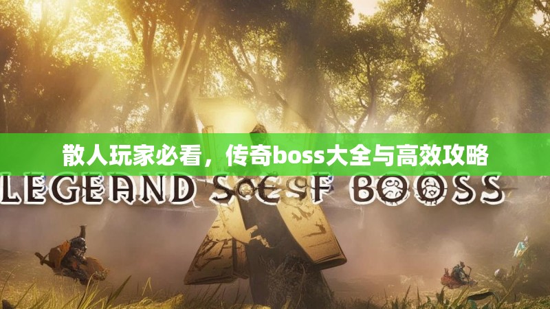 散人玩家必看,传奇boss大全与高效攻略