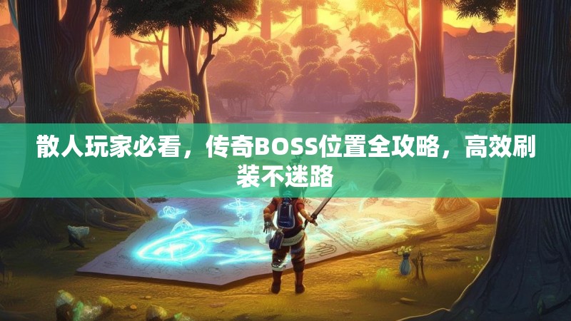 散人玩家必看，传奇BOSS位置全攻略，高效刷装不迷路