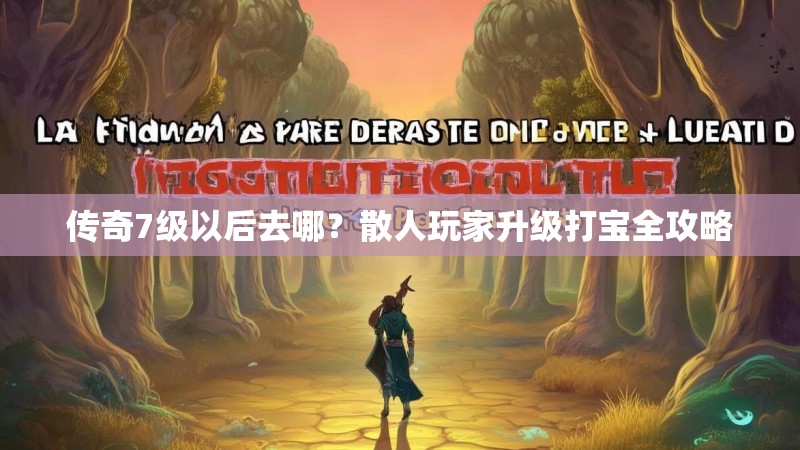 传奇7级以后去哪?散人玩家升级打宝全攻略