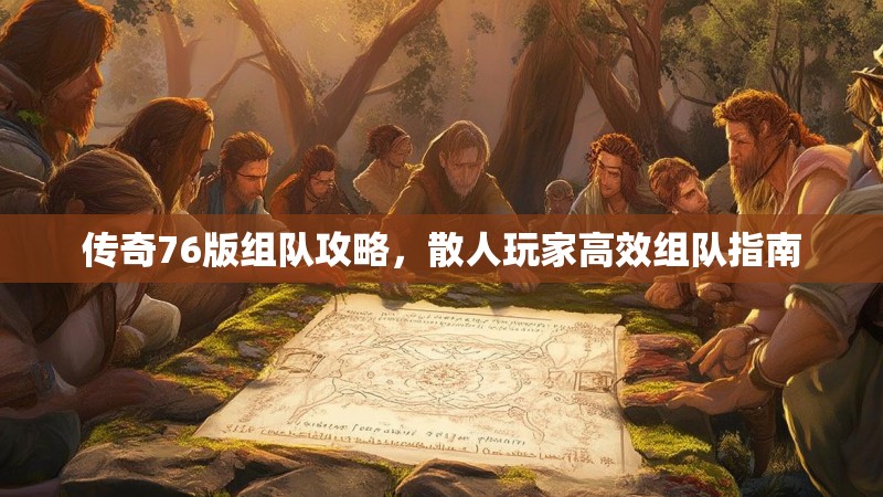 传奇76版组队攻略,散人玩家高效组队指南