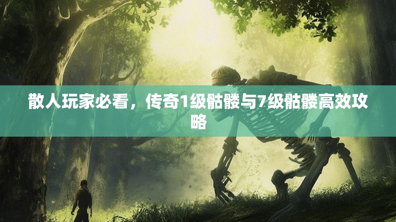 散人玩家必看,传奇1级骷髅与7级骷髅高效攻略