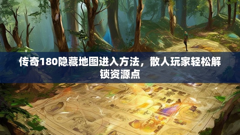 传奇180隐藏地图进入方法，散人玩家轻松解锁资源点