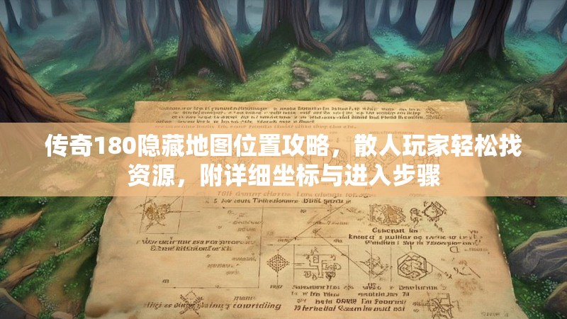 传奇180隐藏地图位置攻略，散人玩家轻松找资源，附详细坐标与进入步骤
