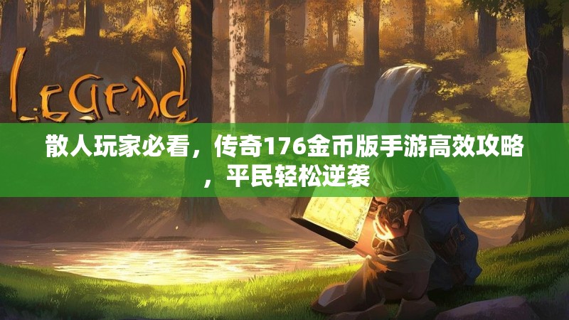 散人玩家必看,传奇176金币版手游高效攻略,平民轻松逆袭