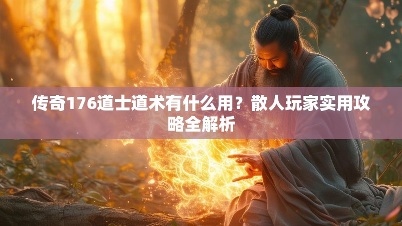 传奇176道士道术有什么用？散人玩家实用攻略全解析