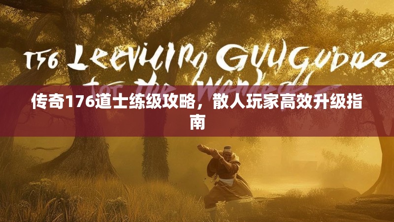 传奇176道士练级攻略,散人玩家高效升级指南