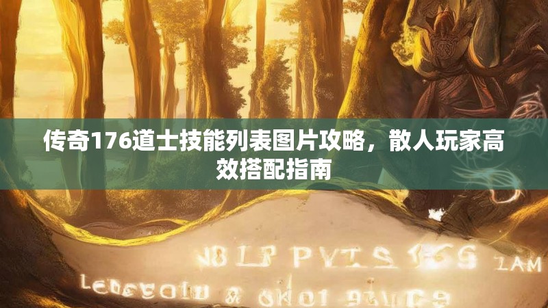 传奇176道士技能列表图片攻略,散人玩家高效搭配指南