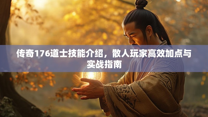 传奇176道士技能介绍,散人玩家高效加点与实战指南