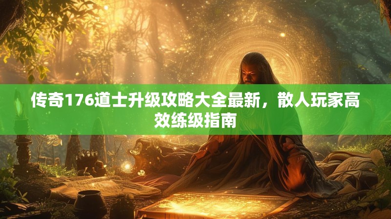 传奇176道士升级攻略大全最新,散人玩家高效练级指南