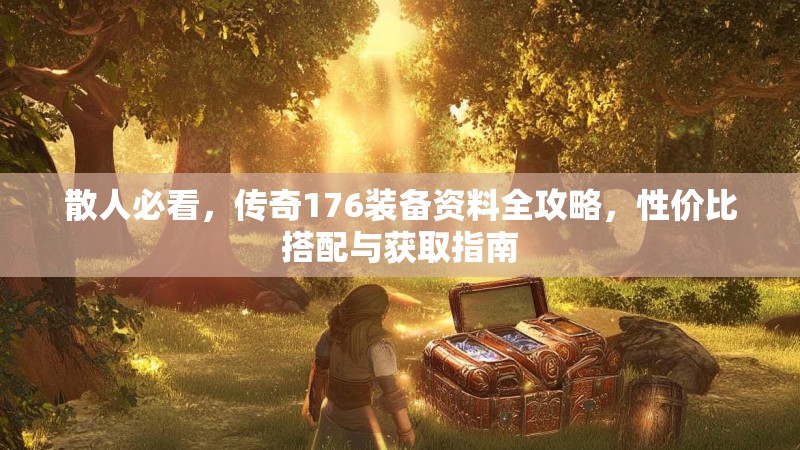 散人必看，传奇176装备资料全攻略，性价比搭配与获取指南