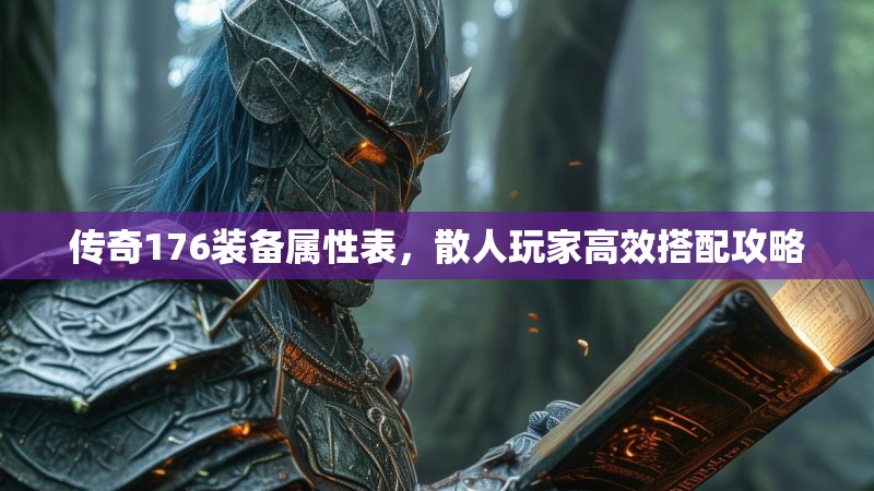 传奇176装备属性表,散人玩家高效搭配攻略
