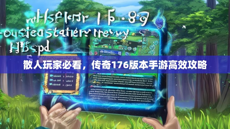 散人玩家必看,传奇176版本手游高效攻略