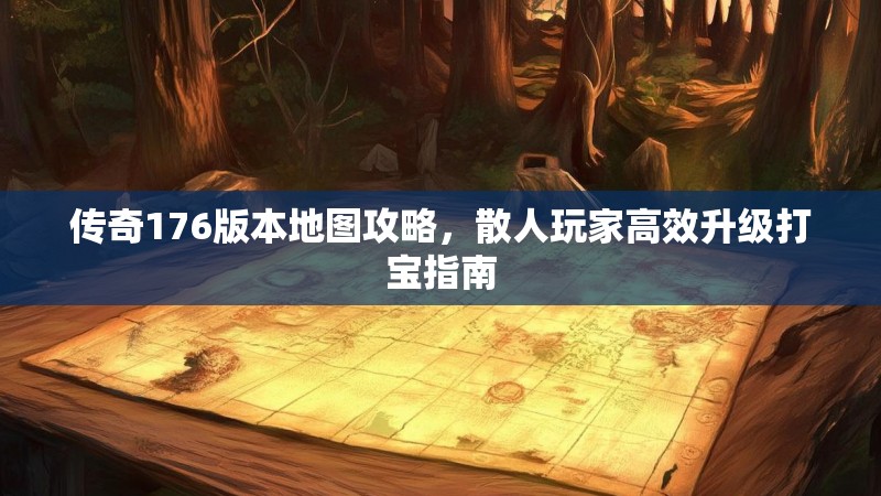 传奇176版本地图攻略,散人玩家高效升级打宝指南