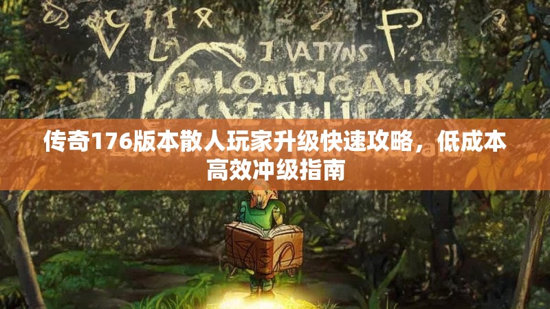 传奇176版本散人玩家升级快速攻略,低成本高效冲级指南