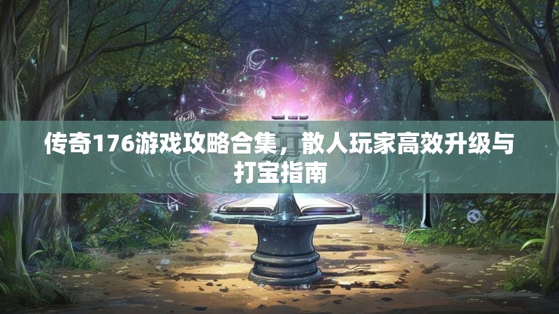 传奇176游戏攻略合集,散人玩家高效升级与打宝指南