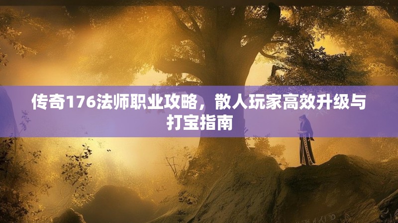 传奇176法师职业攻略,散人玩家高效升级与打宝指南