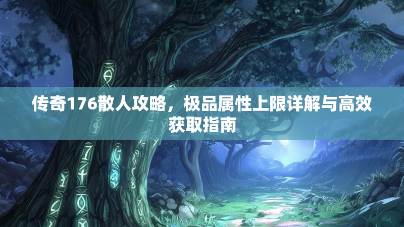 传奇176散人攻略,极品属性上限详解与高效获取指南