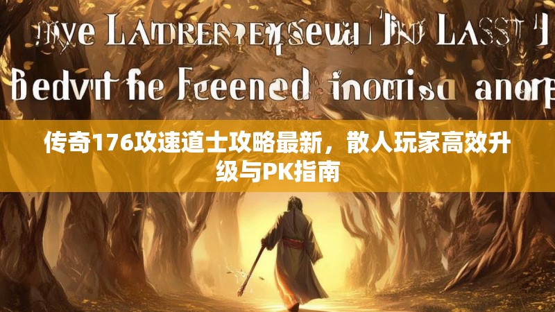 传奇176攻速道士攻略最新,散人玩家高效升级与PK指南
