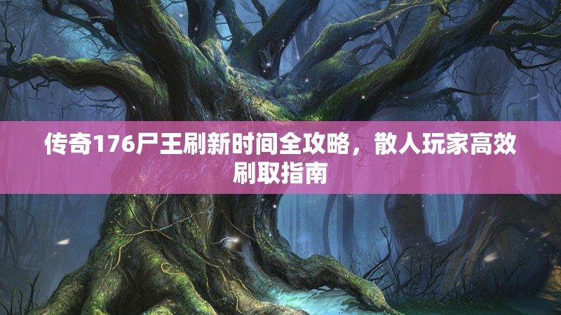 传奇176尸王刷新时间全攻略,散人玩家高效刷取指南