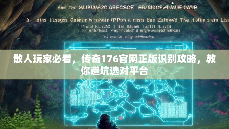 散人玩家必看,传奇176官网正版识别攻略,教你避坑选对平台