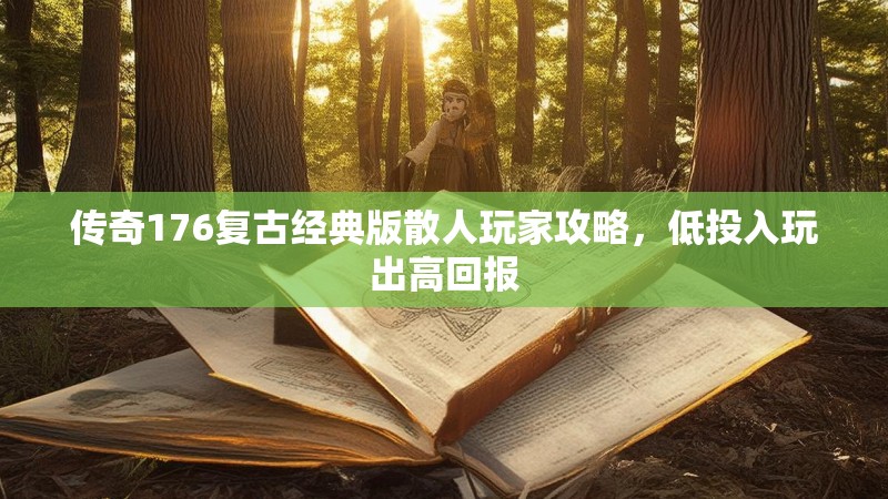 传奇176复古经典版散人玩家攻略,低投入玩出高回报