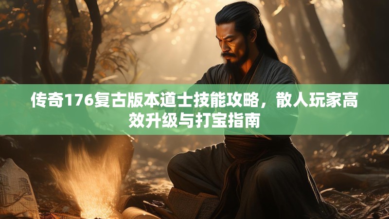 传奇176复古版本道士技能攻略,散人玩家高效升级与打宝指南