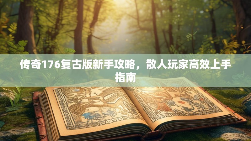 传奇176复古版新手攻略,散人玩家高效上手指南