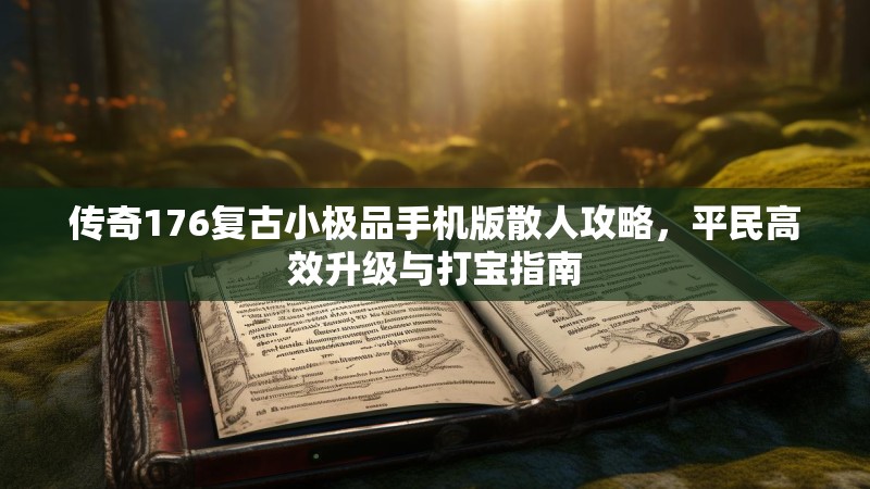 传奇176复古小极品手机版散人攻略,平民高效升级与打宝指南