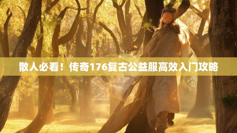散人必看!传奇176复古公益服高效入门攻略
