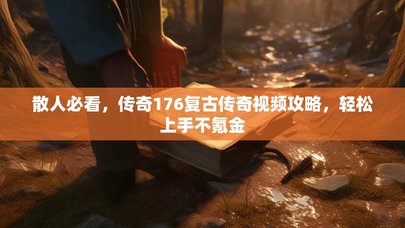 散人必看，传奇176复古传奇视频攻略，轻松上手不氪金