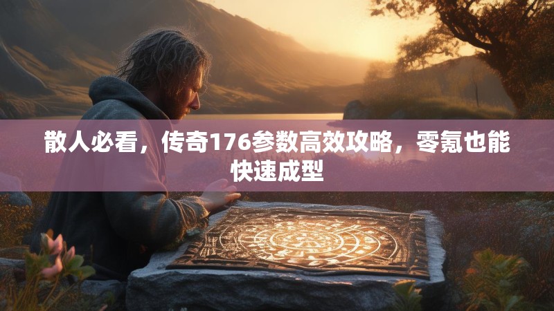 散人必看,传奇176参数高效攻略,零氪也能快速成型