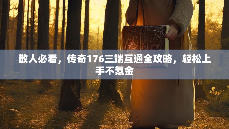 散人必看，传奇176三端互通全攻略，轻松上手不氪金