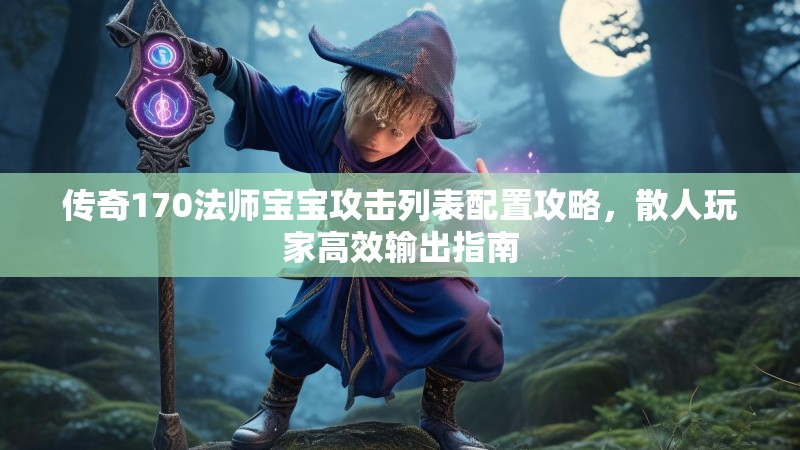 传奇170法师宝宝攻击列表配置攻略,散人玩家高效输出指南