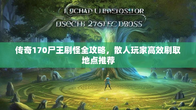 传奇170尸王刷怪全攻略,散人玩家高效刷取地点推荐
