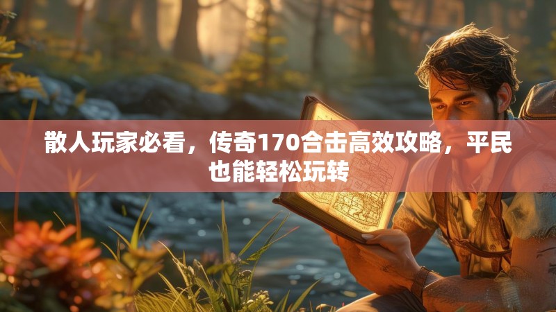 散人玩家必看，传奇170合击高效攻略，平民也能轻松玩转