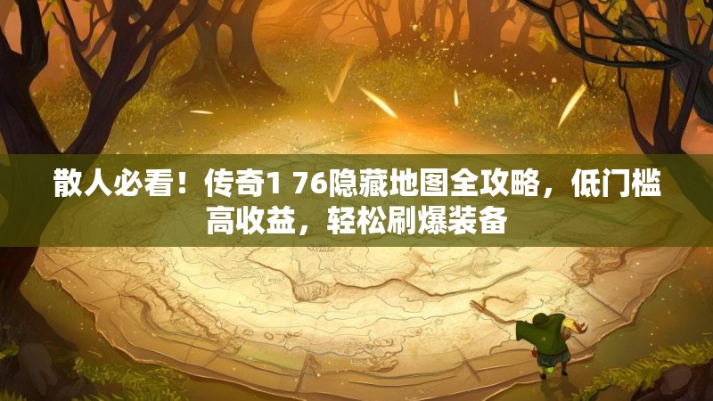 散人必看!传奇1 76隐藏地图全攻略,低门槛高收益,轻松刷爆装备