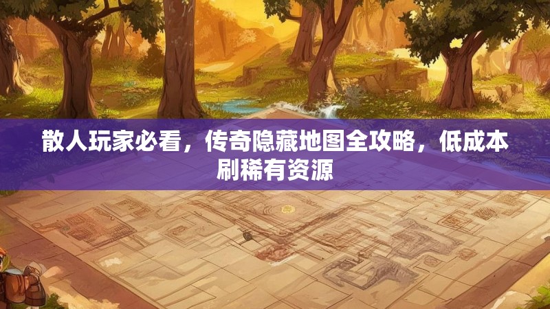 散人玩家必看,传奇隐藏地图全攻略,低成本刷稀有资源