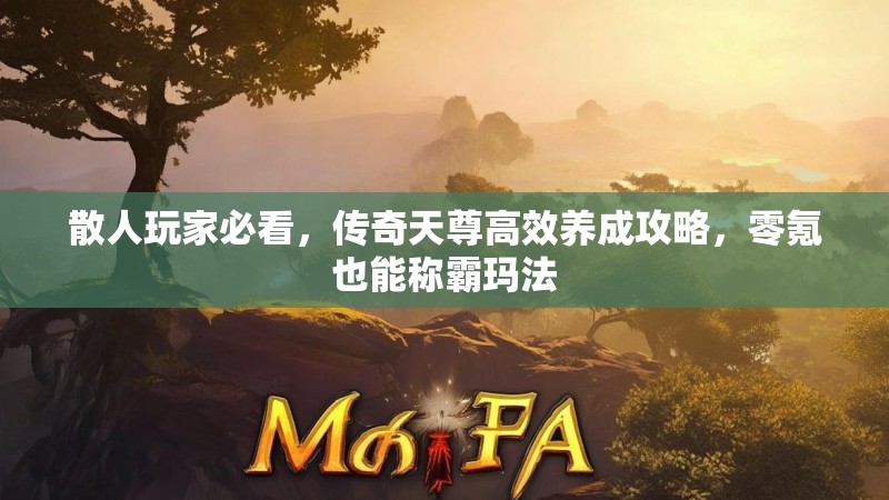 散人玩家必看,传奇天尊高效养成攻略,零氪也能称霸玛法