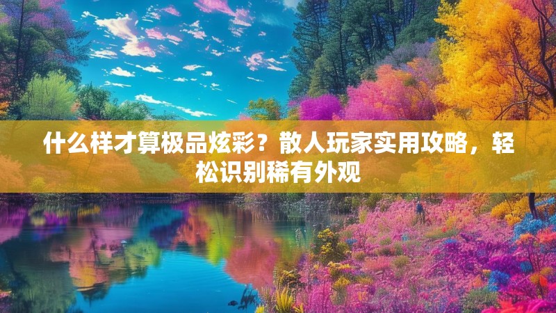 什么样才算极品炫彩?散人玩家实用攻略,轻松识别稀有外观
