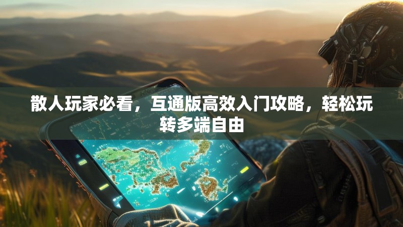 散人玩家必看，互通版高效入门攻略，轻松玩转多端自由