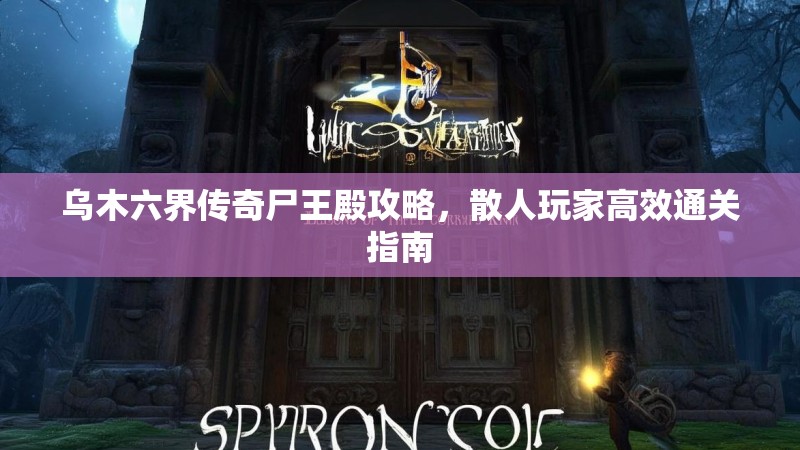 乌木六界传奇尸王殿攻略,散人玩家高效通关指南