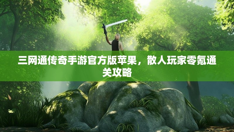 三网通传奇手游官方版苹果,散人玩家零氪通关攻略