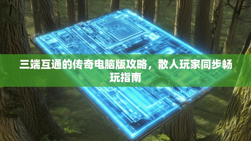 三端互通的传奇电脑版攻略,散人玩家同步畅玩指南