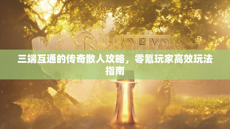 三端互通的传奇散人攻略,零氪玩家高效玩法指南