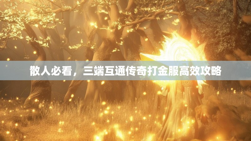 散人必看,三端互通传奇打金服高效攻略